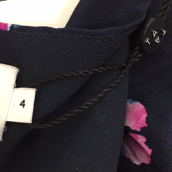 NWT TANYA TAYLOR Estrella Print Silk Midi Dress - Picture 10 of 14